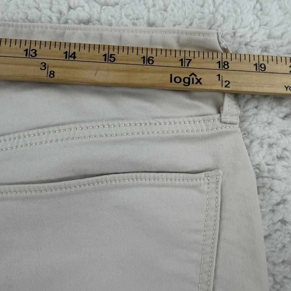 Banana‎ Republic Travel Jeans Mens 36x32 White Slim Tapered Stretch Denim Pants